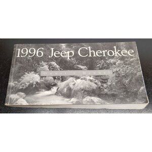 1996 Jeep Cherokee Owner's Manual Second Edition - Original
